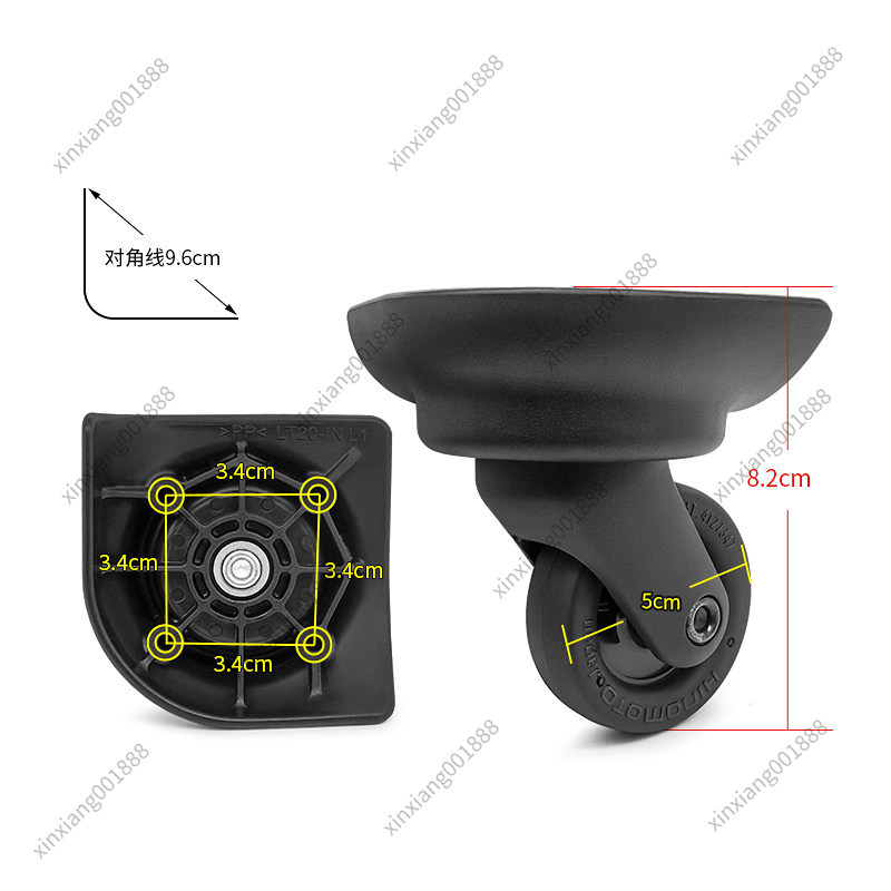 Silent Replacement Luggage Wheels - Ruote di Ricambio per Valigie Samsonite