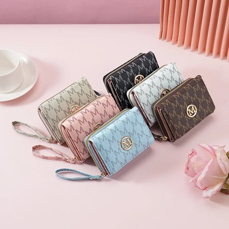 Wallets - Portafoglio a Tre Scomparti con Motivo