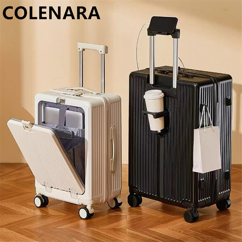 Spinner Wheel Rolling Suitcase 20 Inch - Valigia COLENARA 20/24 Pollici in ABS+PC