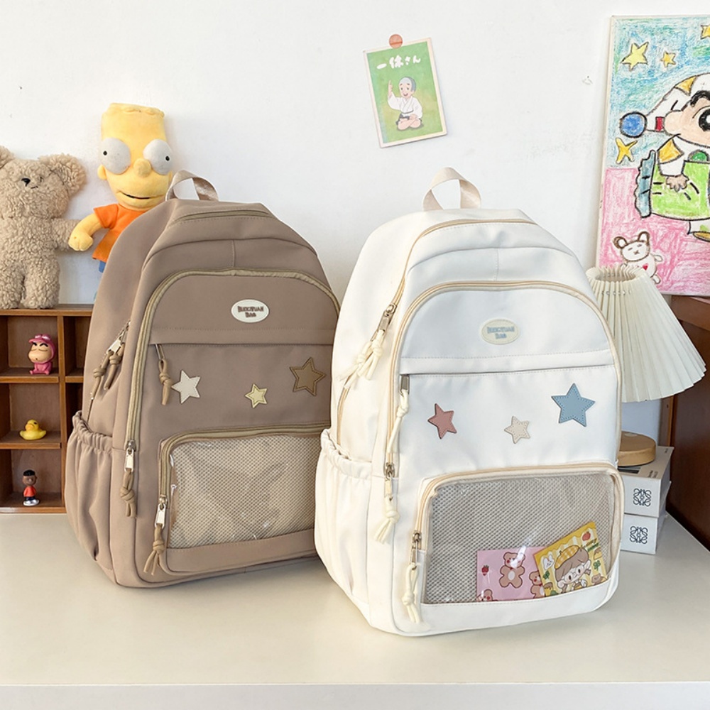Backpacks - Zaino Trasparente Y2K con Stelle Carine,