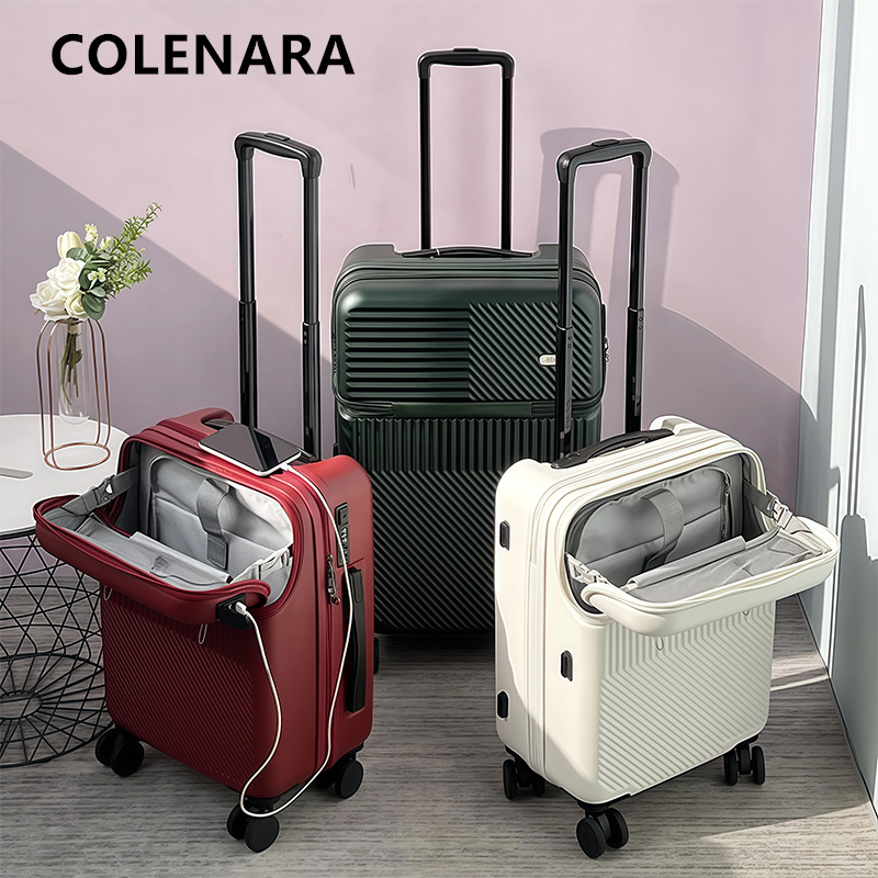 Front Opening Laptop Luggage 24 Inch - Valigia COLENARA con Apertura Frontale per