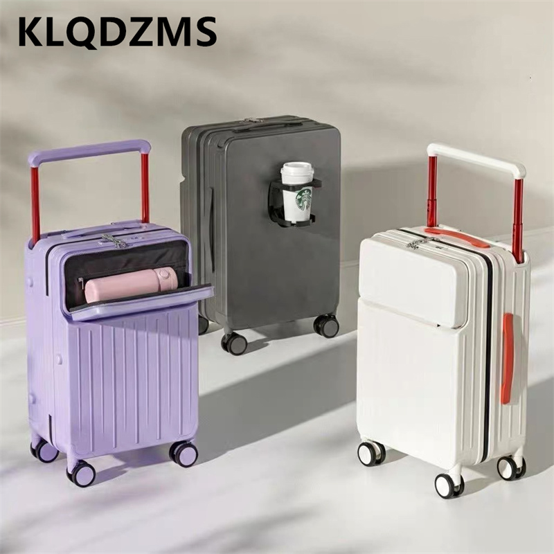 Front Opening Laptop Luggage 24 Inch - Valigia con Apertura Frontale KLQDZMS 20