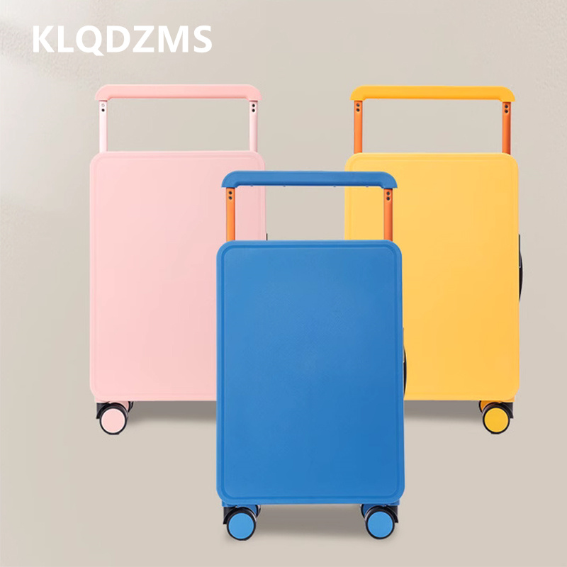 Spinner Wheel Rolling Suitcase 20 Inch - KLQDZMS Bagagli ABS + PC Scatola