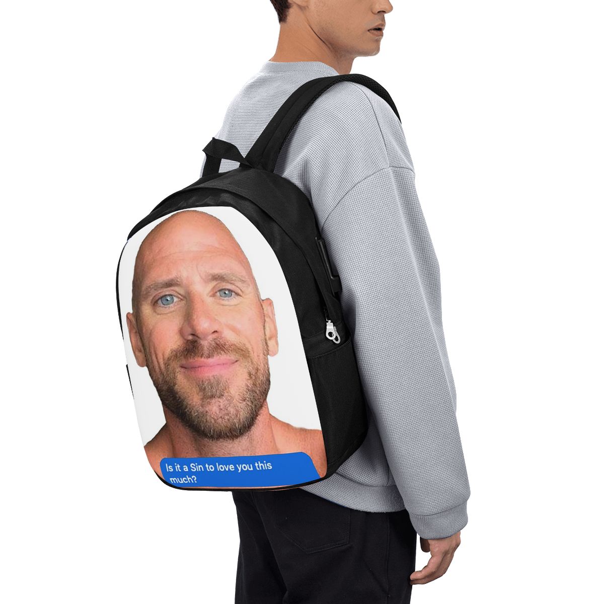 Handbags - Zaino Johnny Sins Flirty Text Bubble,