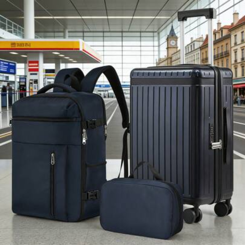 Expandable Hard Shell Luggage Set - Set di 3 Valigie da 20