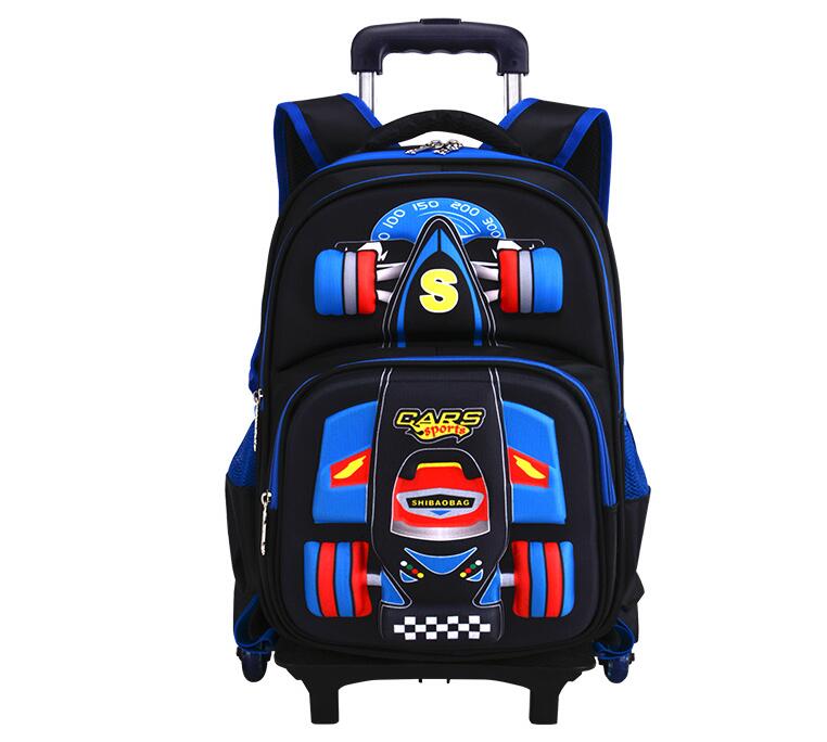 Foldable Rolling Luggage Bag - Zaino con ruote per la scuola