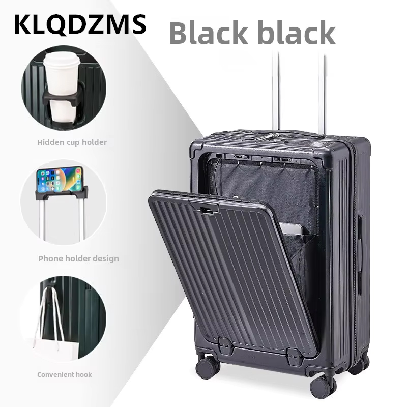 Front Opening Laptop Luggage 24 Inch - KLQDZMS Valigia per Laptop 20