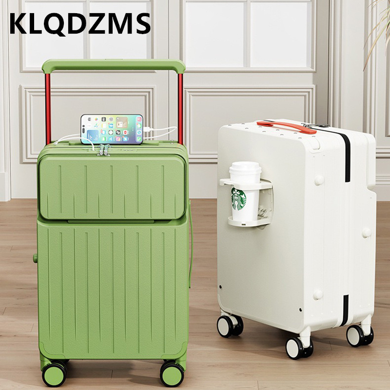 Front Opening Laptop Luggage 24 Inch - KLQDZMS Valigia con scomparto per laptop