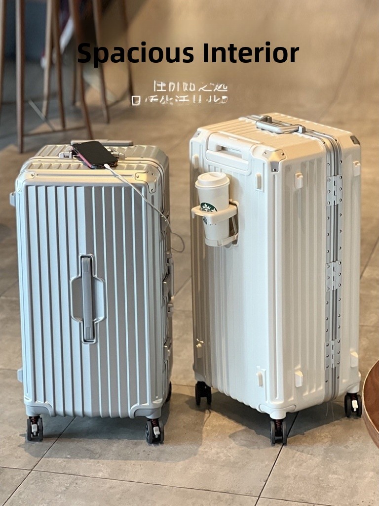 Aluminum Frame Carry On Luggage - Valigia in Alluminio da 20 Pollici,