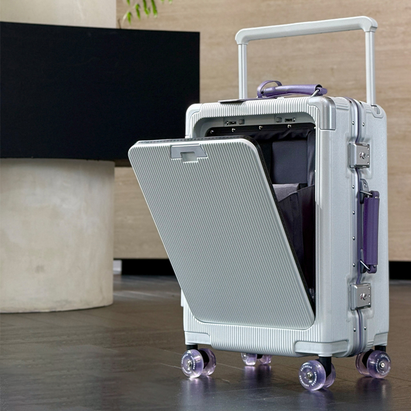Aluminum Frame Carry On Luggage - Valigia da viaggio 20/24/26 pollici con