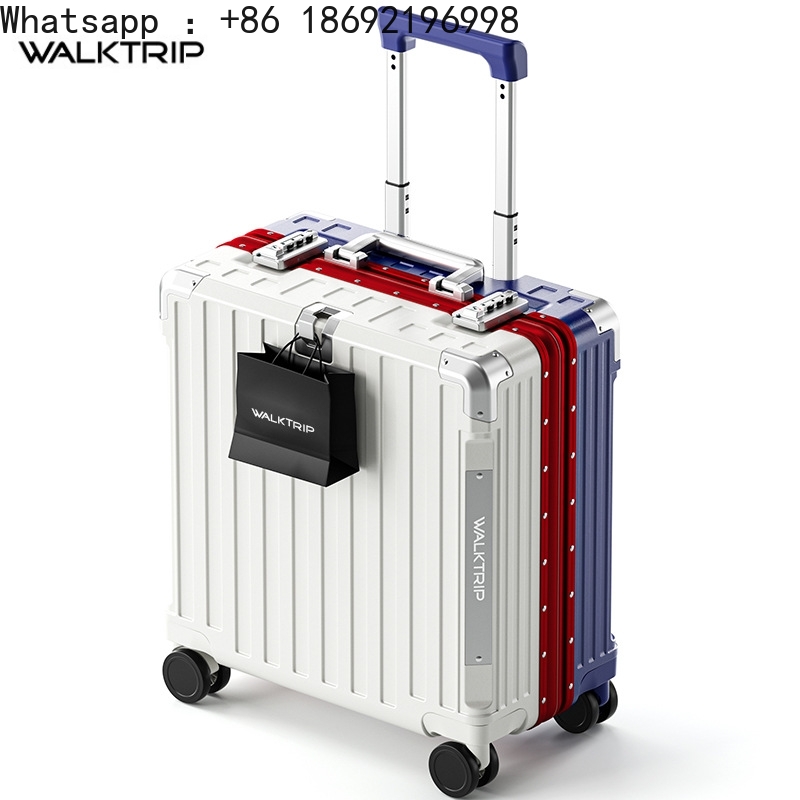 Aluminum Frame Carry On Luggage - Valigia da 18 Pollici, Bagaglio a