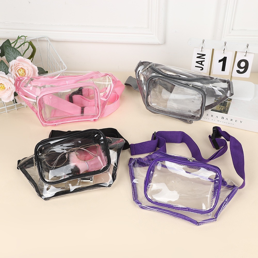 Handbags - Marsupio Trasparente in PVC Multicolore con