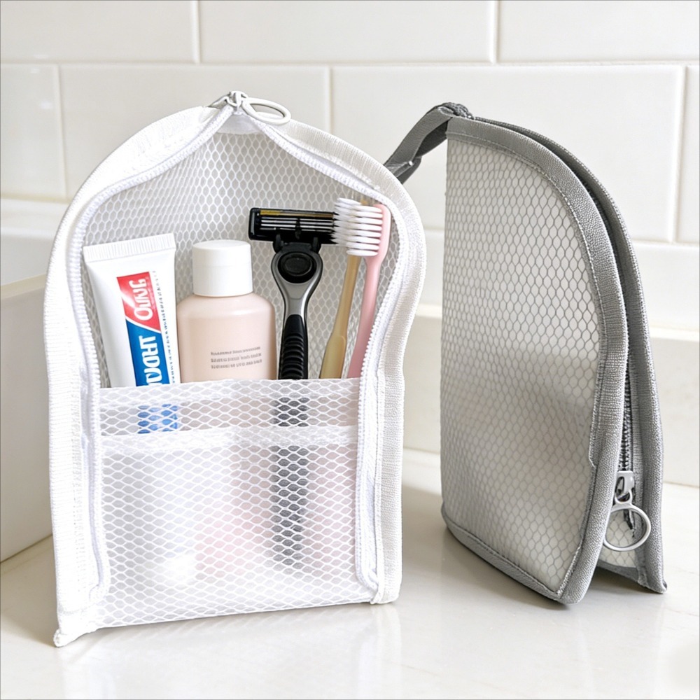 Cosmetic Bags - Borsa da toilette in rete traspirante