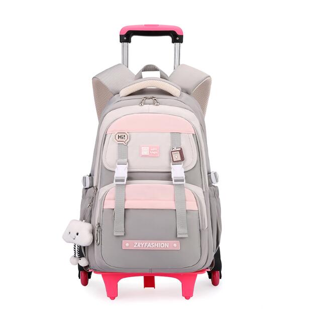 Foldable Rolling Luggage Bag - Zaino da viaggio con ruote per
