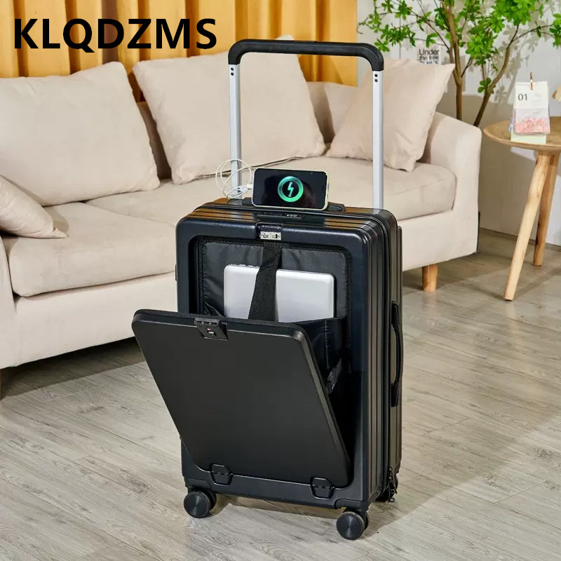 Front Opening Laptop Luggage 24 Inch - KLQDZMS Valigia di alta qualità da
