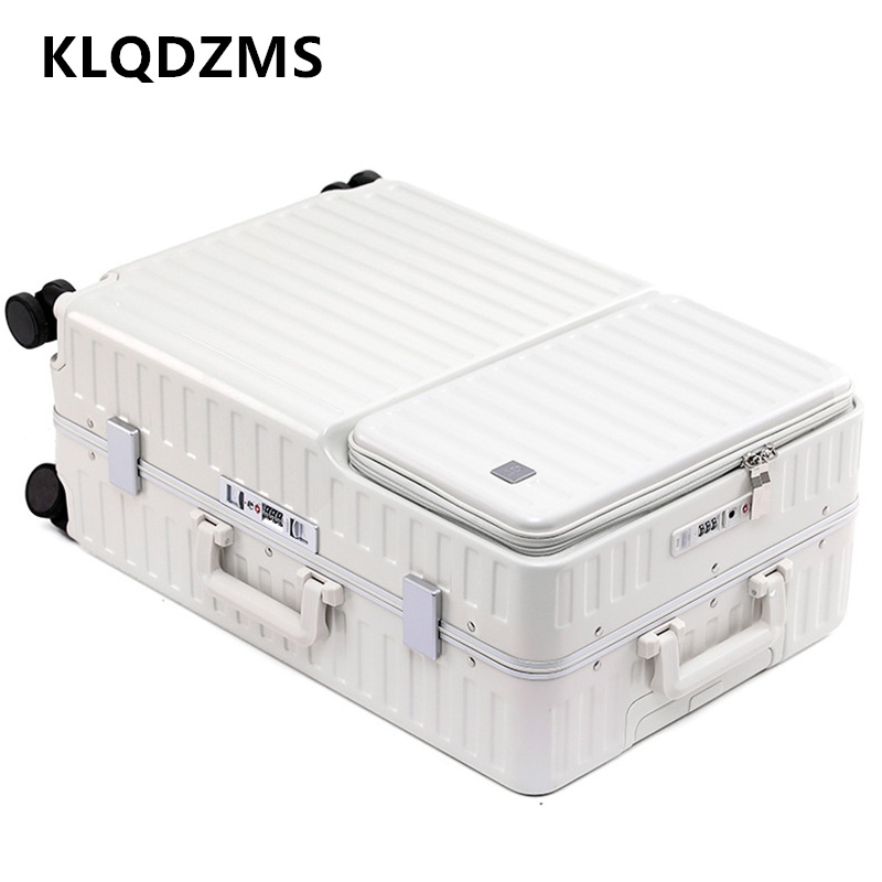 Front Opening Laptop Luggage 24 Inch - Valigia da Viaggio KLQDZMS con Apertura