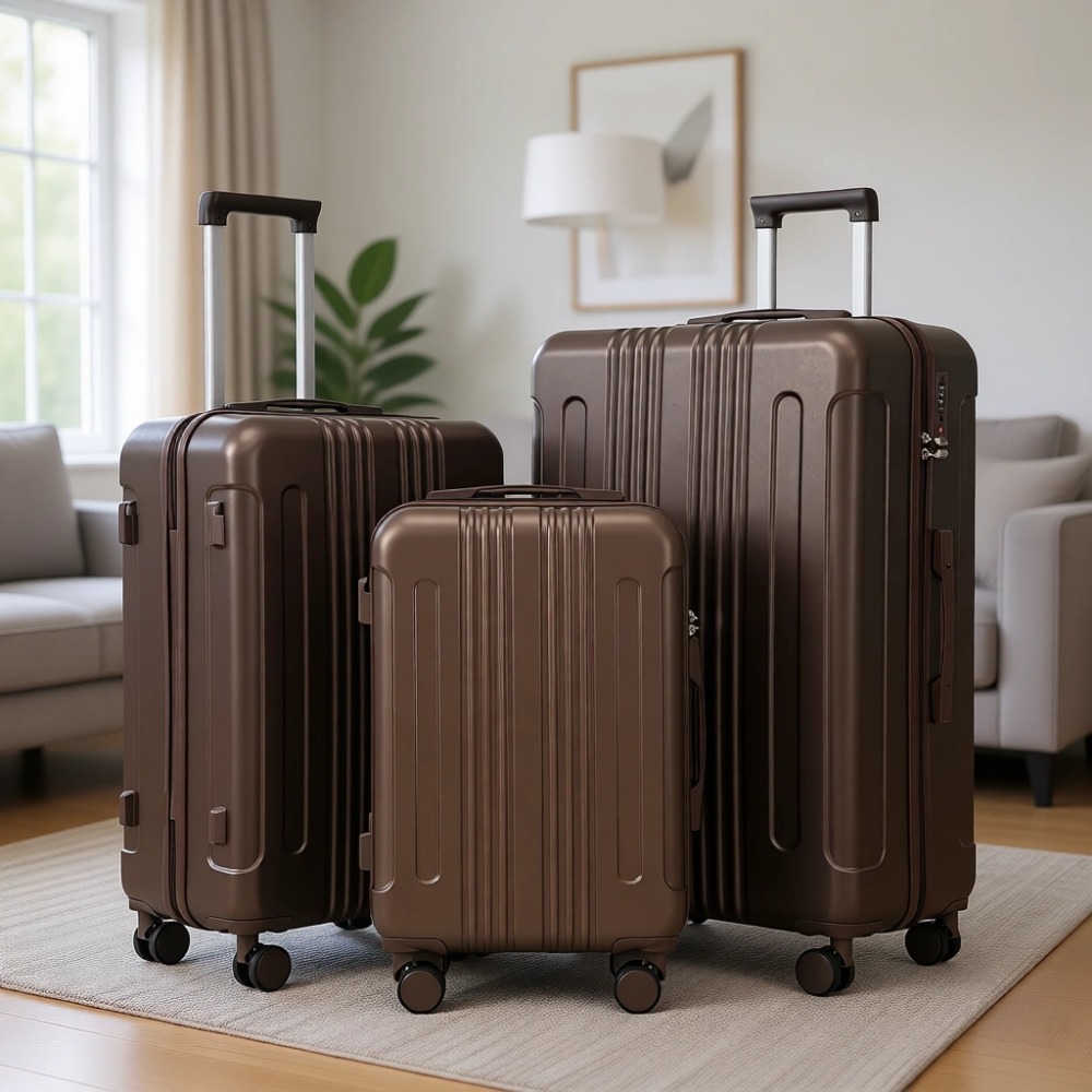 Expandable Hard Shell Luggage Set - Set di 3 Valigie Espandibili con