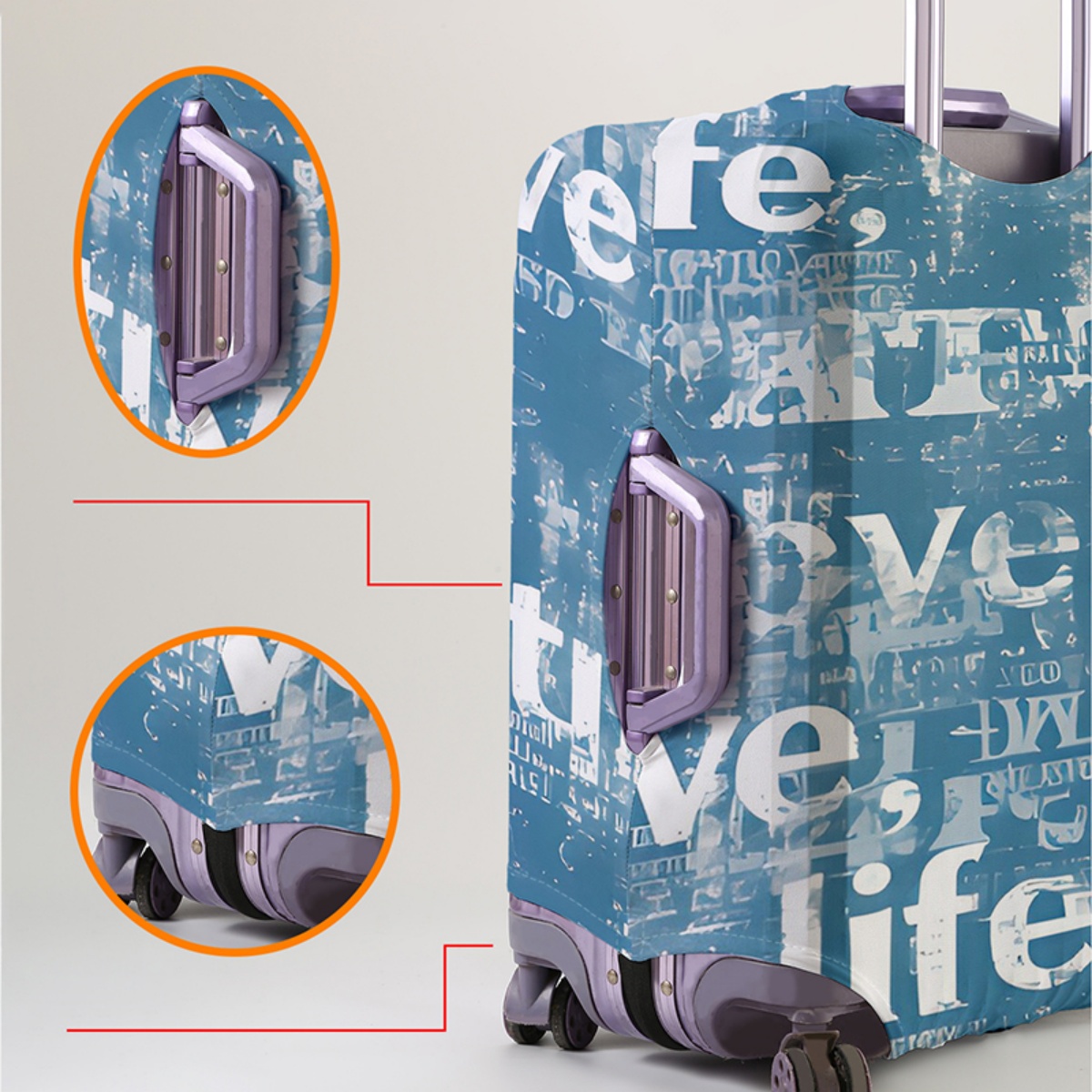 Copri bagaglio protettivo elas - Waterproof Suitcase Cover Protector recensione e prezzo