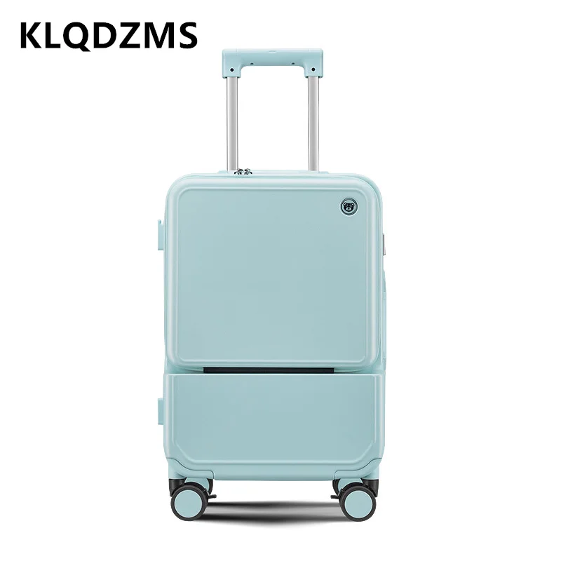 KLQDZMS Valigia con telaio in  - Front Opening Laptop Luggage 24 Inch recensione e prezzo