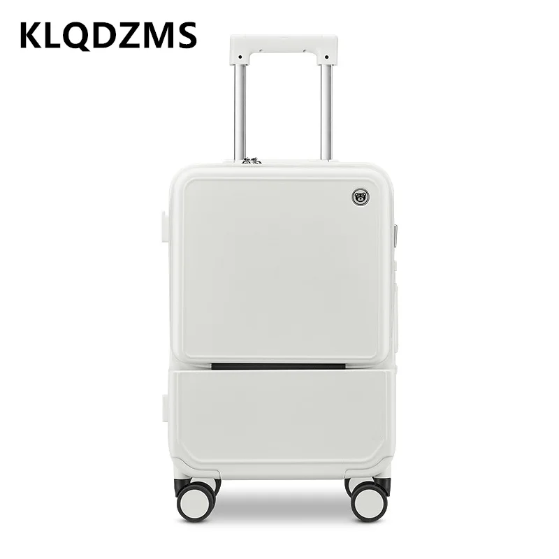 KLQDZMS Valigia con telaio in  - Front Opening Laptop Luggage 24 Inch recensione e prezzo