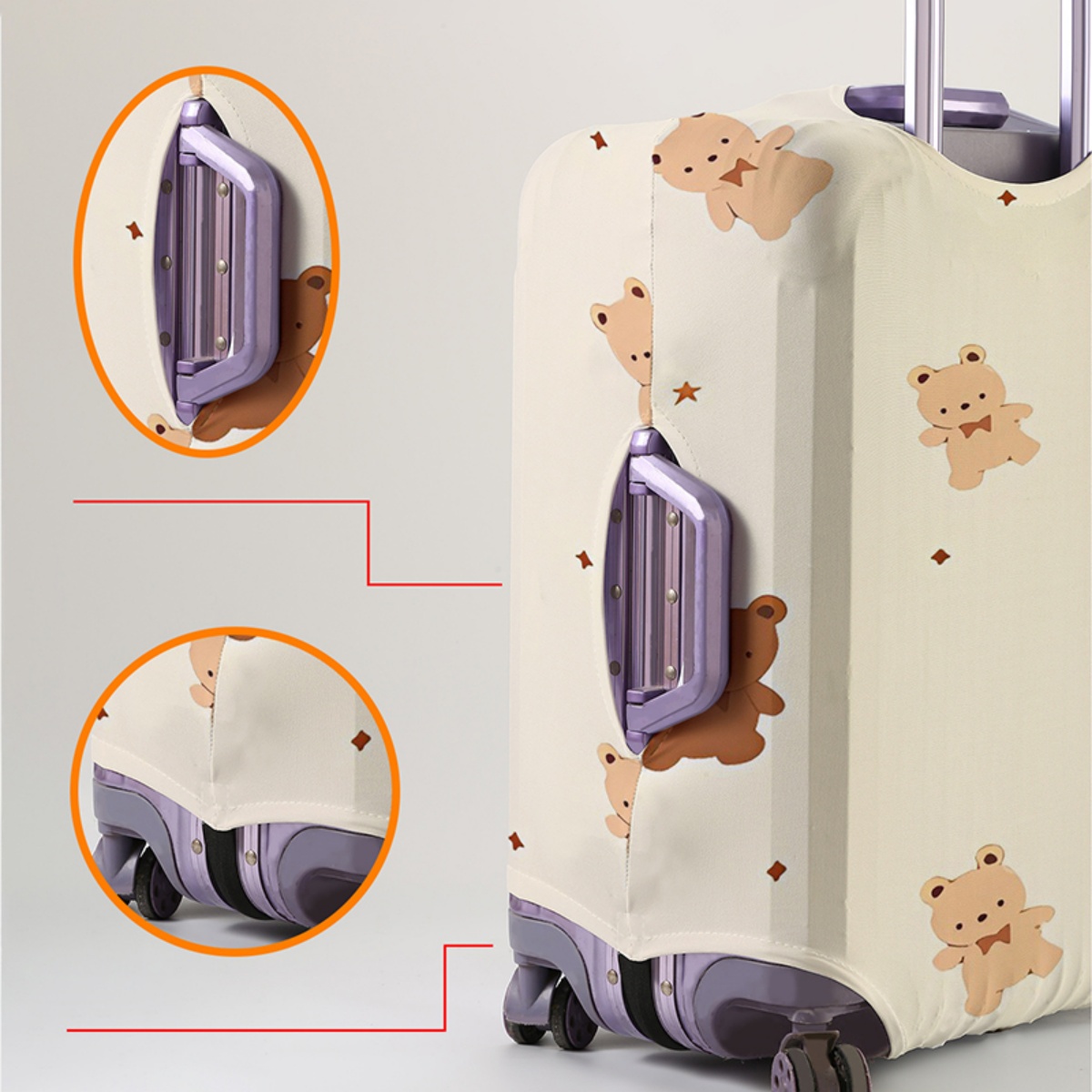 Copri bagaglio protettivo elas - Waterproof Suitcase Cover Protector recensione e prezzo