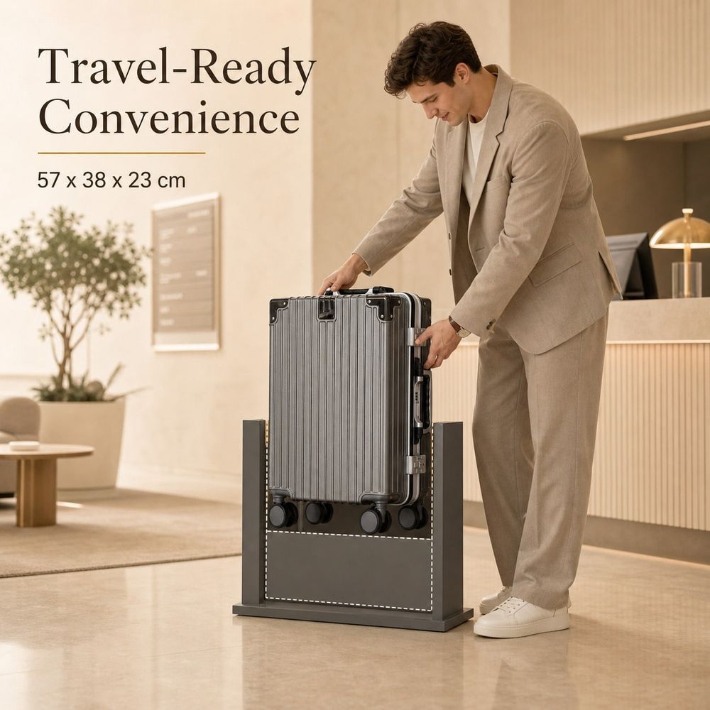 Valigia da cabina approvata pe - Aluminum Frame Carry On Luggage recensione e prezzo