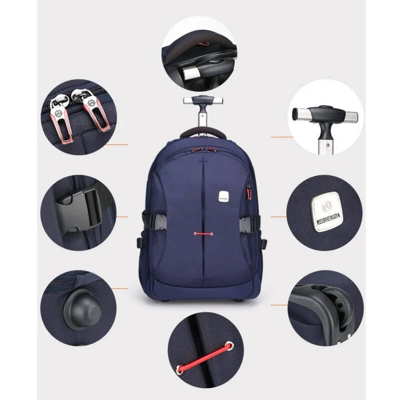 Zaino con ruote Ruote Viaggio  - Foldable Rolling Luggage Bag recensione e prezzo