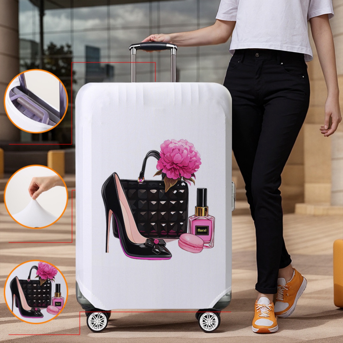 Copri bagaglio protettivo elas - Waterproof Suitcase Cover Protector recensione e prezzo
