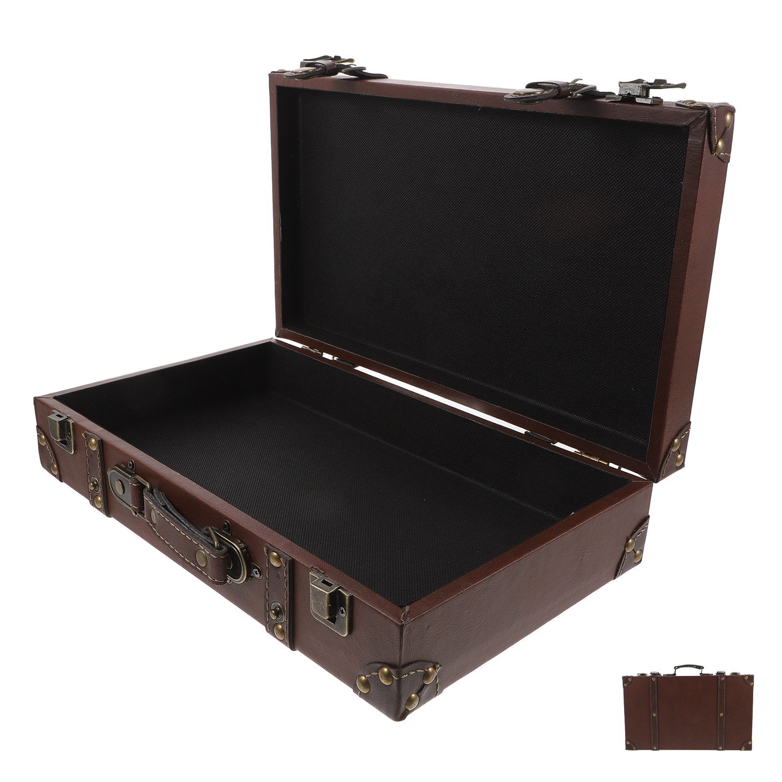 Baule Vintage in Stile Britann - Retro Vintage Trunk Suitcase recensione e prezzo