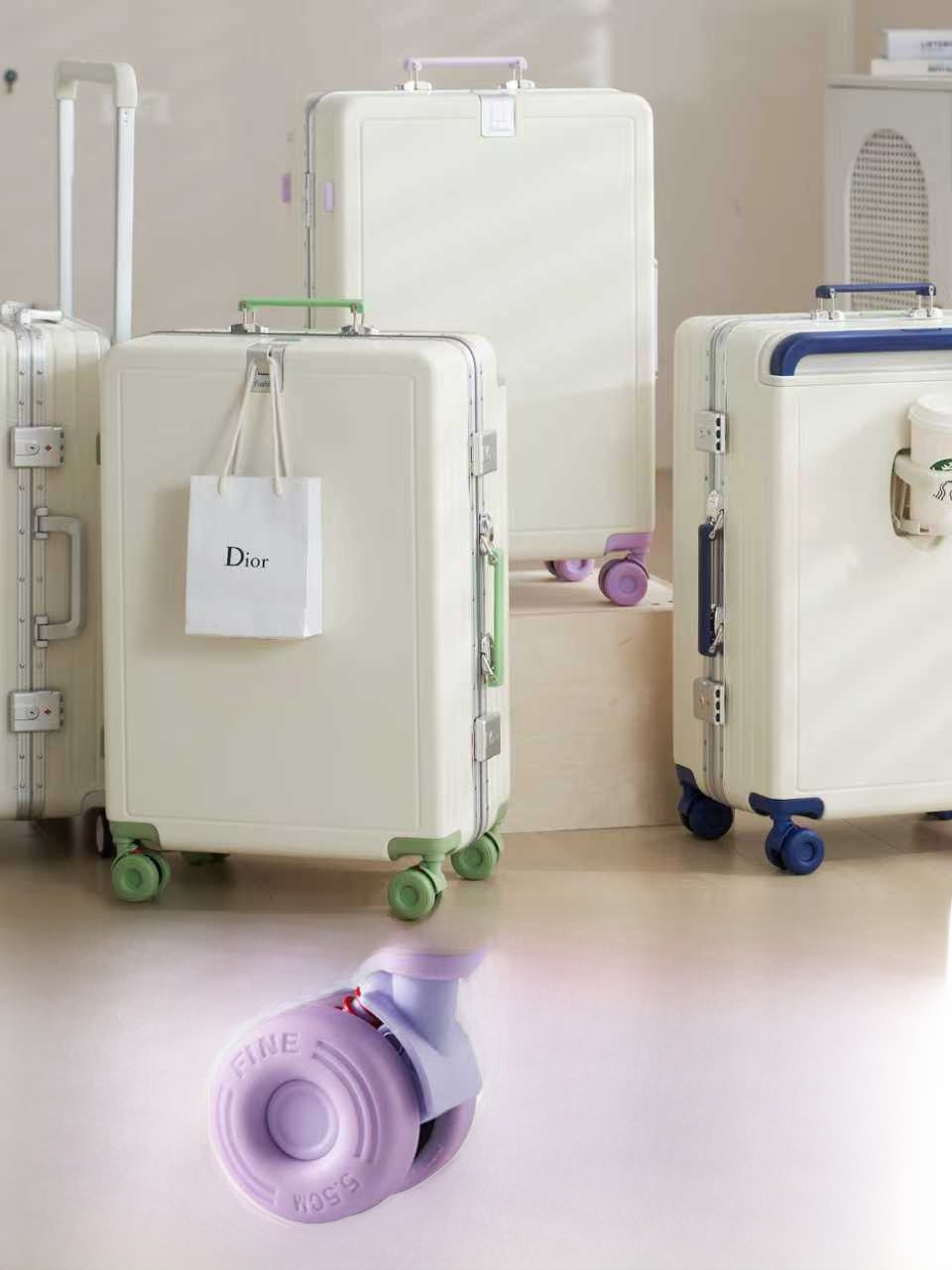 Nuova Valigia con Telaio in Al - Aluminum Frame Carry On Luggage recensione e prezzo