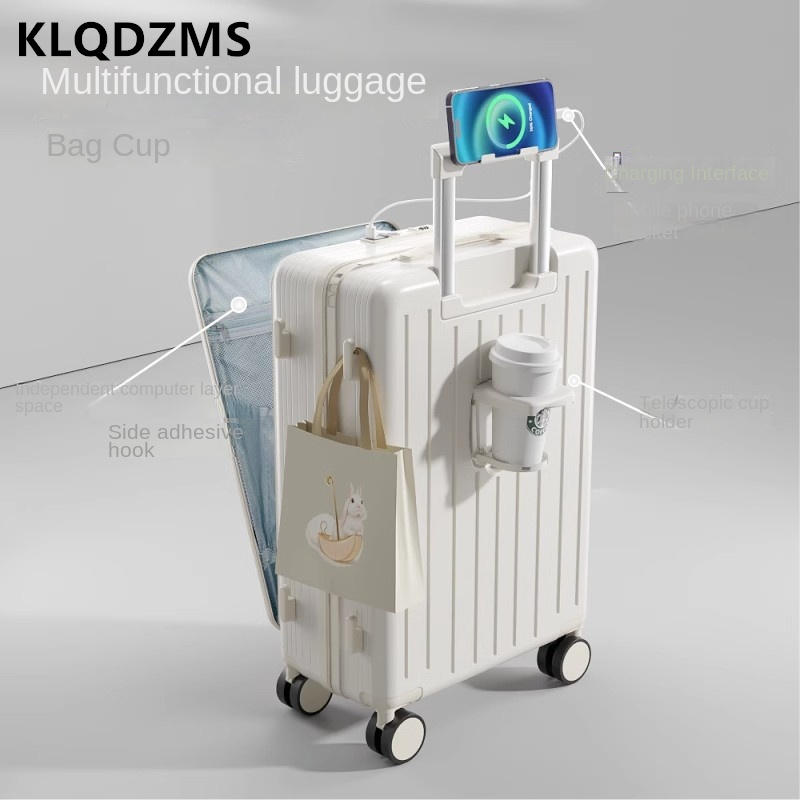KLQDZMS Valigia di Alta Qualit - Front Opening Laptop Luggage 24 Inch recensione e prezzo