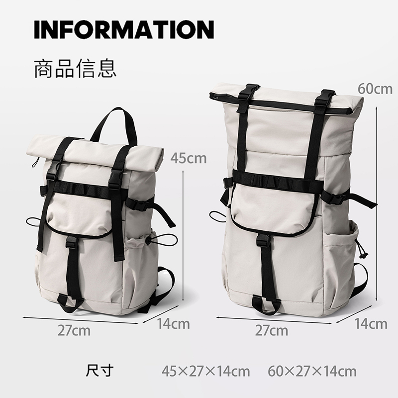 Nuovo zaino da viaggio espandi - Foldable Rolling Luggage Bag recensione e prezzo