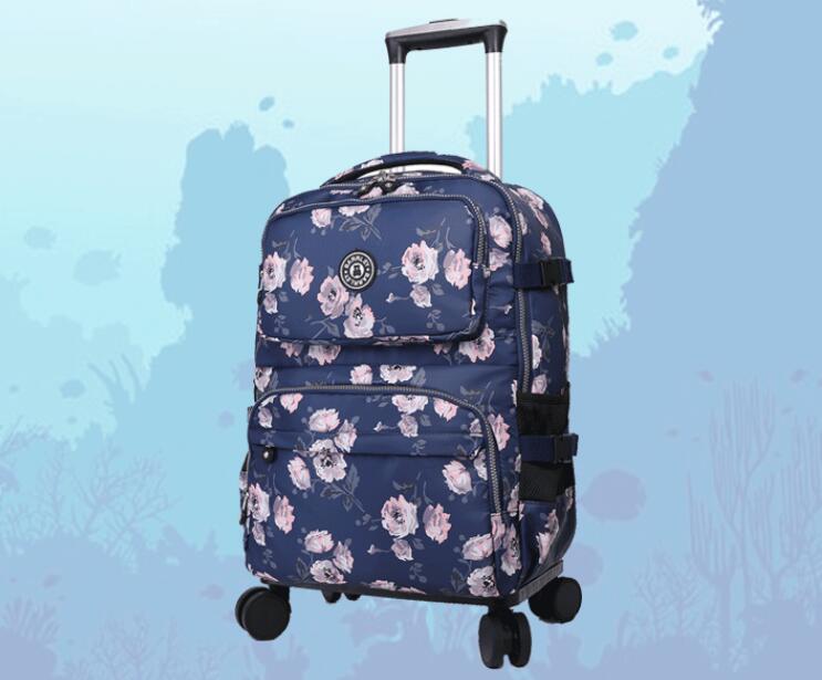 Trolley da viaggio da donna va - Foldable Rolling Luggage Bag recensione e prezzo