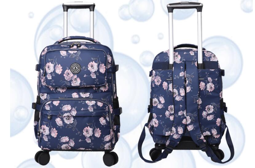 Trolley da viaggio da donna va - Foldable Rolling Luggage Bag recensione e prezzo