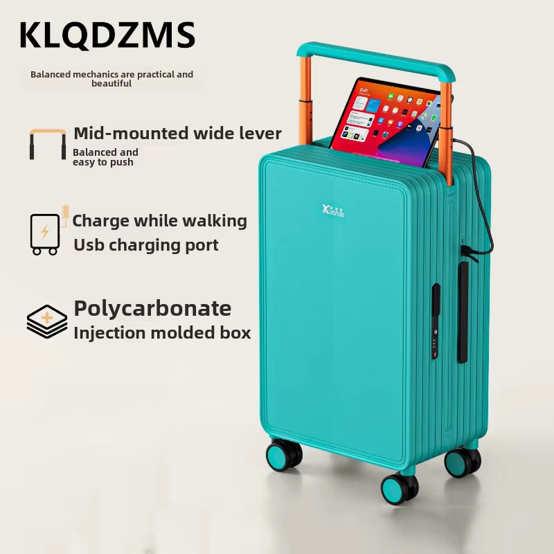 KLQDZMS Bagagli ABS + PC Scato - Spinner Wheel Rolling Suitcase 20 Inch recensione e prezzo