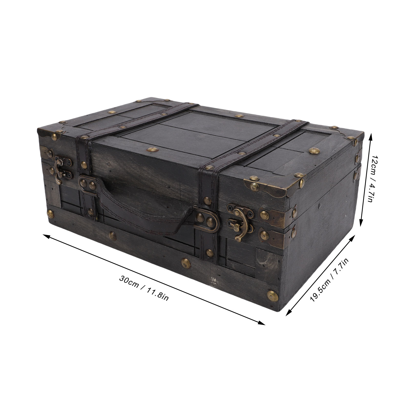 Baule in Legno Vintage con Cop - Retro Vintage Trunk Suitcase recensione e prezzo