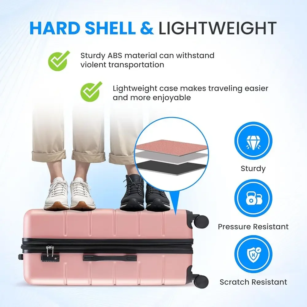 Set di 3 Valigie Grandi con Do - Expandable Hard Shell Luggage Set recensione e prezzo