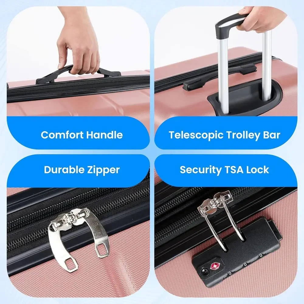 Set di 3 Valigie Grandi con Do - Expandable Hard Shell Luggage Set recensione e prezzo