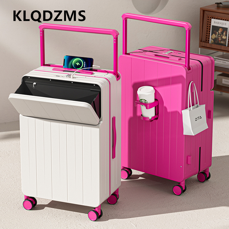 KLQDZMS Valigia multifunzional - Front Opening Laptop Luggage 24 Inch recensione e prezzo