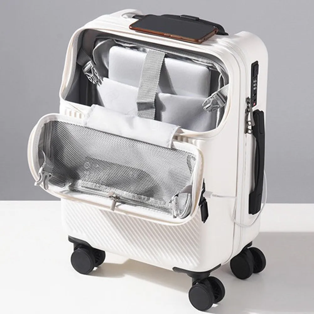 Valigia Trolley con Apertura F - Front Opening Laptop Luggage 24 Inch recensione e prezzo