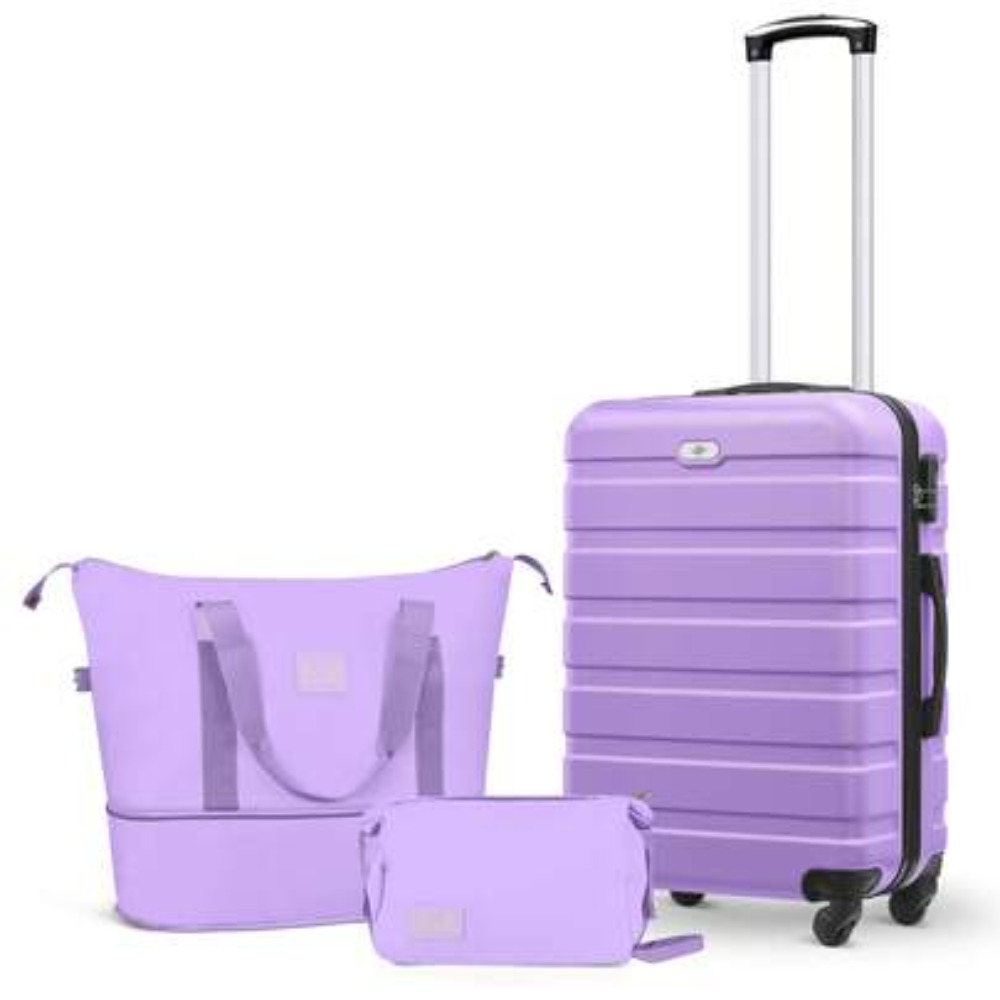 Set di 3 Valigie da Viaggio da - Expandable Hard Shell Luggage Set recensione e prezzo