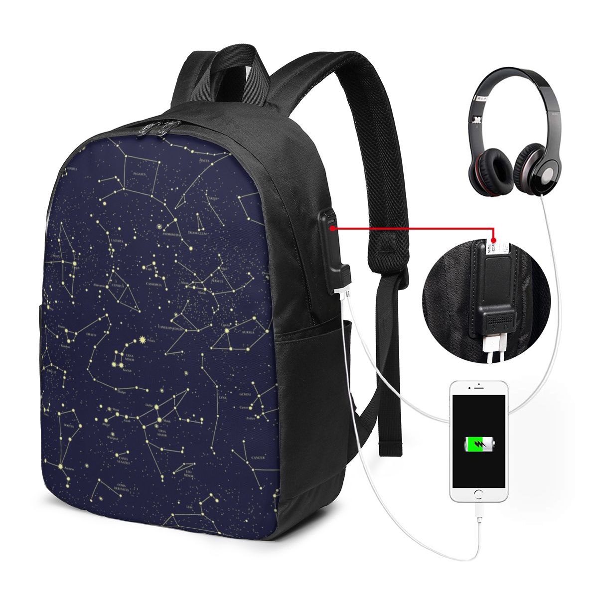 Zaino con stelle celesti dorat - Travel Bags recensione e prezzo