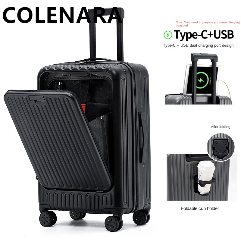 COLENARA Valigia Multifunziona - Front Opening Laptop Luggage 24 Inch recensione e prezzo