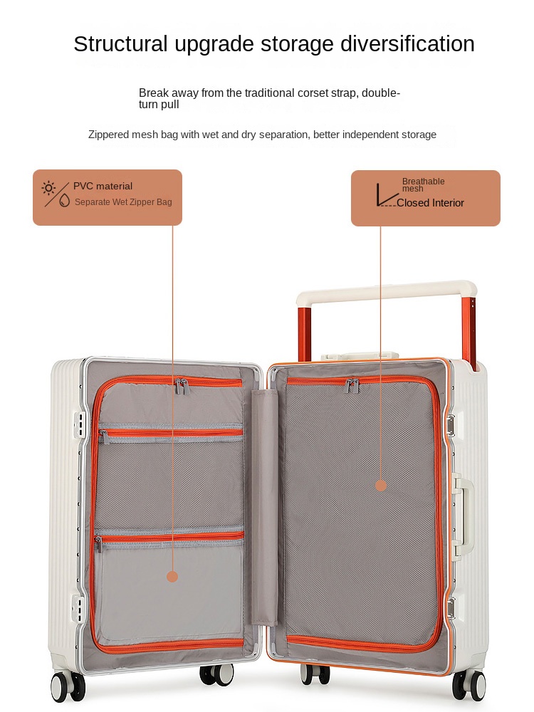 Nuova valigia con manico largo - Spinner Wheel Rolling Suitcase 20 Inch recensione e prezzo