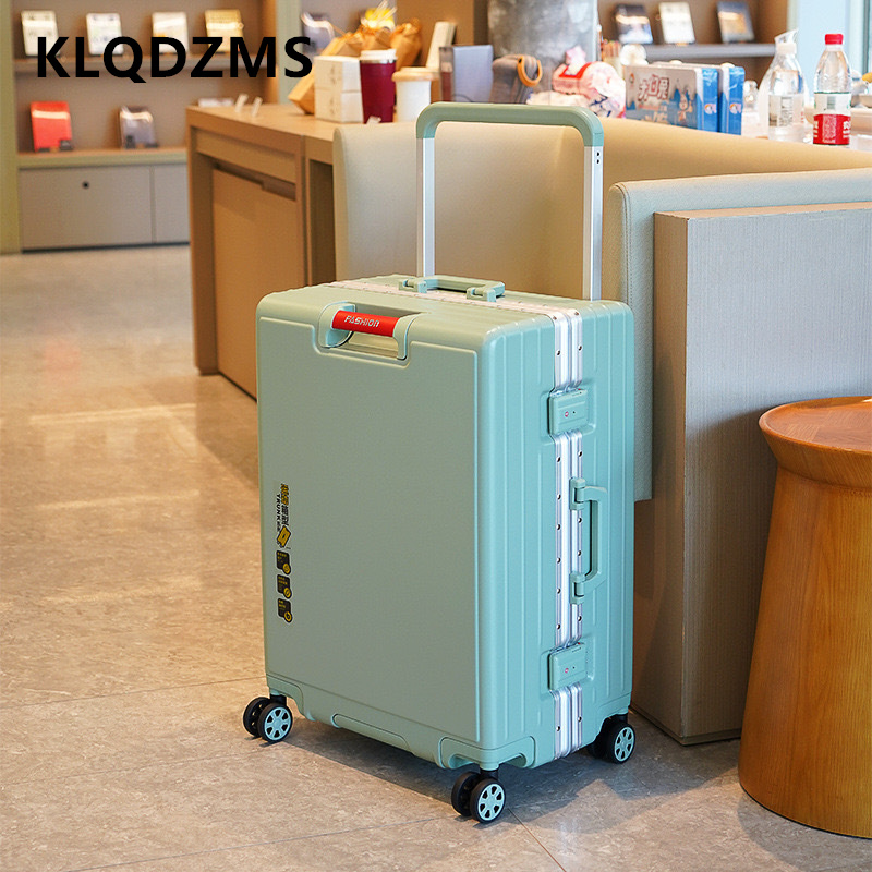 KLQDZMS Valigia con telaio in  - Aluminum Frame Carry On Luggage recensione e prezzo