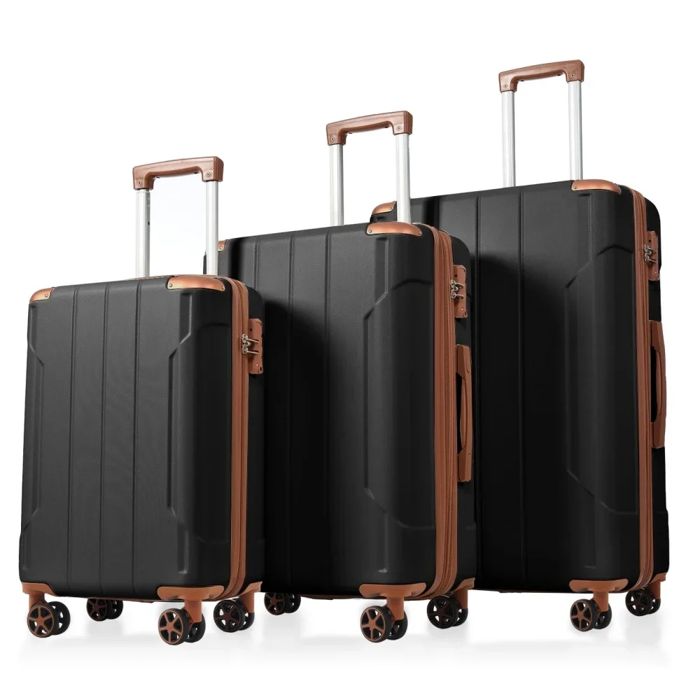 Set di valigie 3 pezzi, valigi - Expandable Hard Shell Luggage Set recensione e prezzo