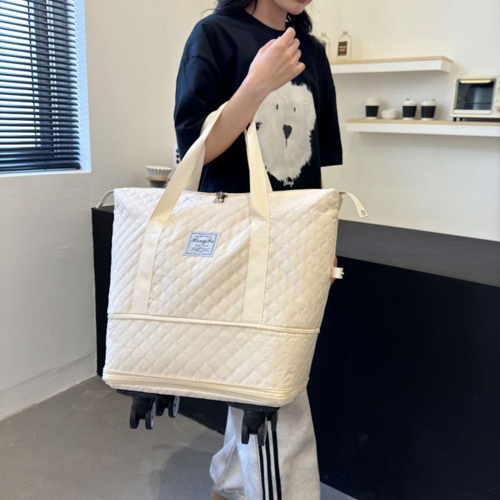 Nuovo borsone in tessuto Oxfor - Foldable Rolling Luggage Bag recensione e prezzo
