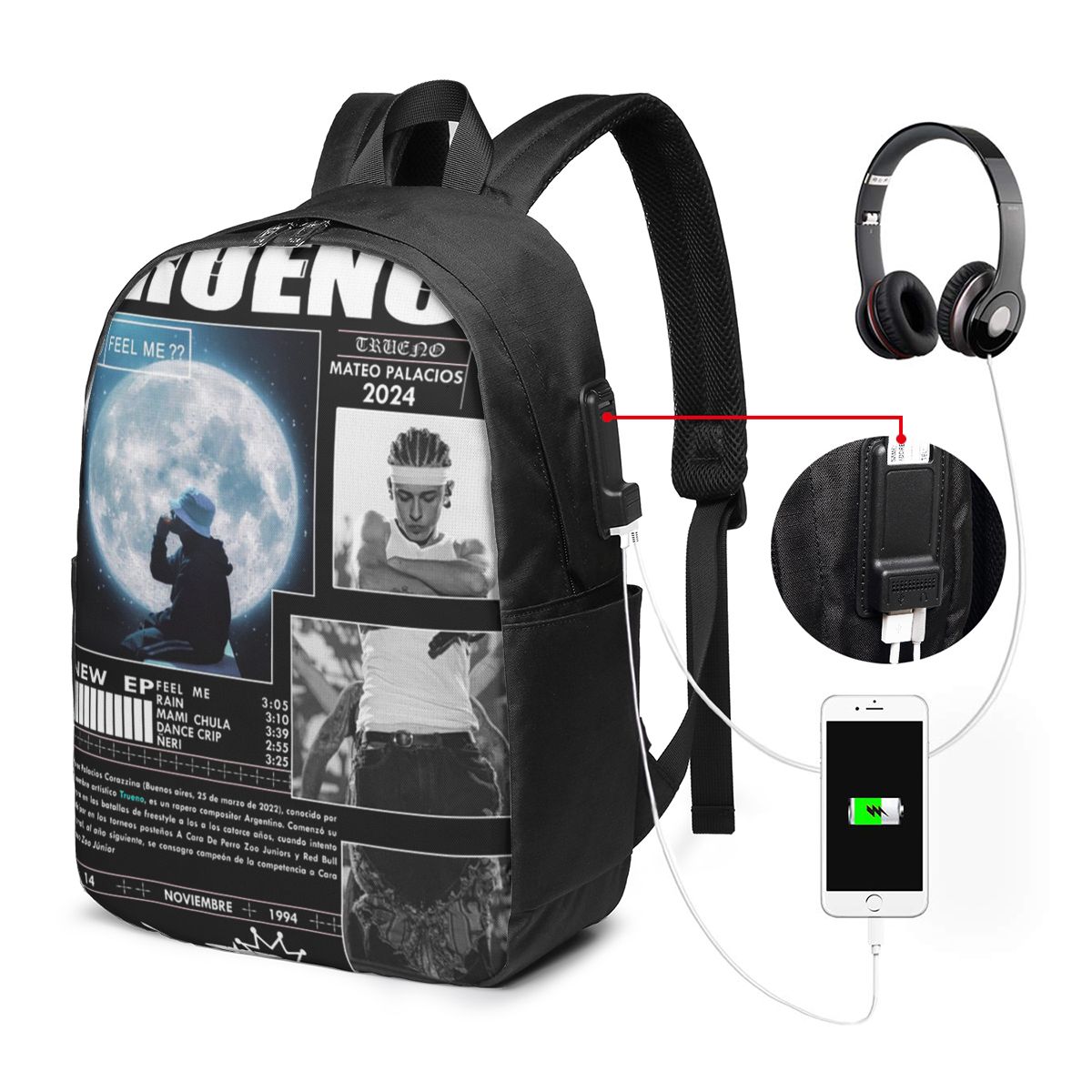 Divertente Zaino Hip Hop Truen - Backpacks recensione e prezzo
