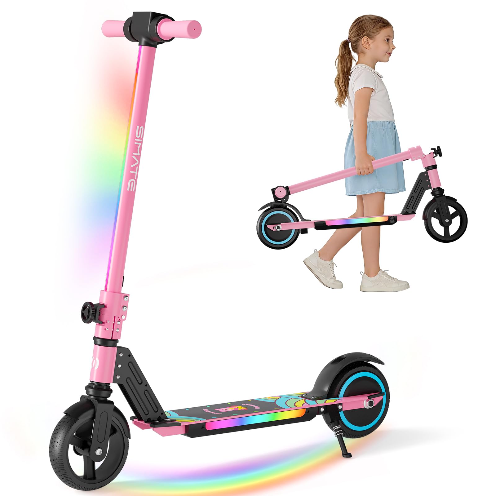 Monopattino Elettrico SIMATE p - Kids Ride On Suitcase Scooter recensione e prezzo
