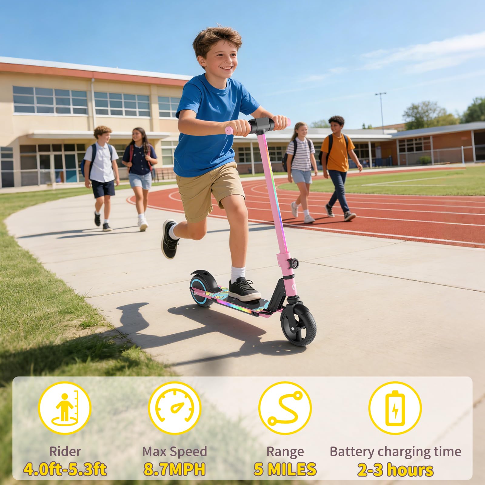 Monopattino Elettrico SIMATE p - Kids Ride On Suitcase Scooter recensione e prezzo